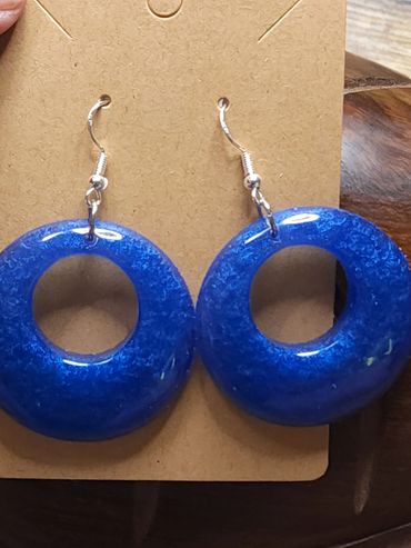 Blue Round Hoop