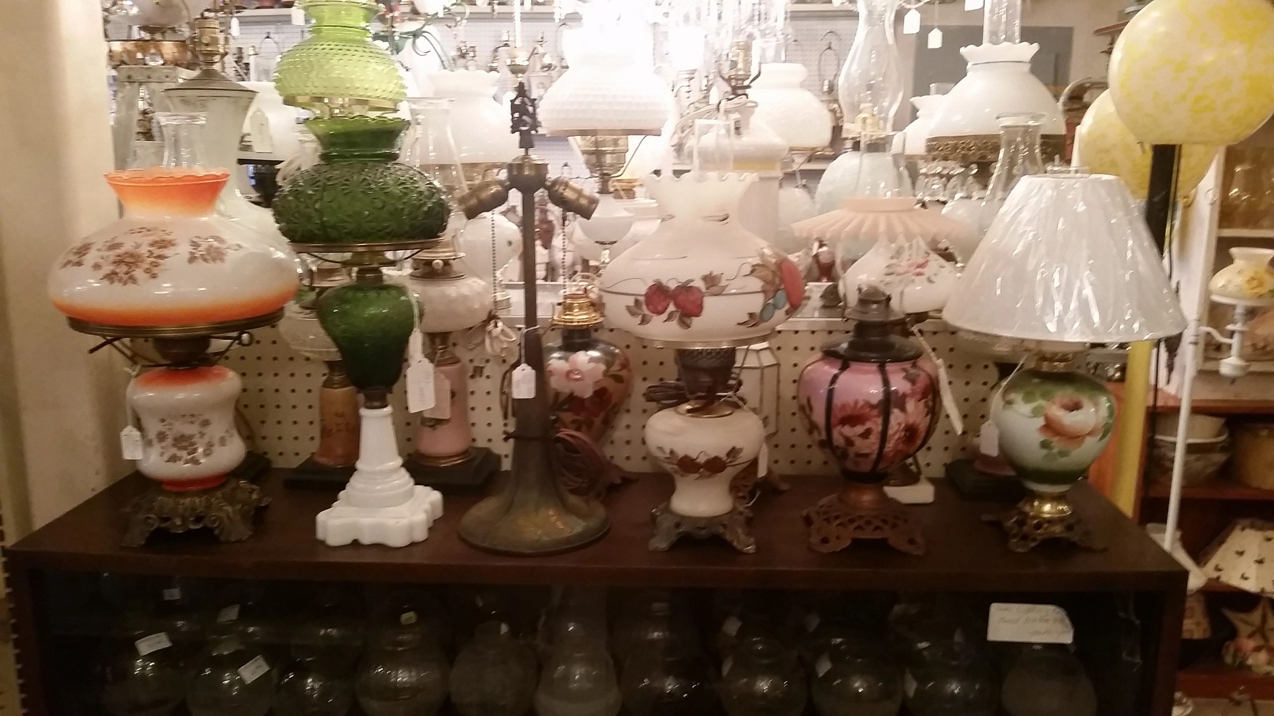 Vintage antique lighting and lighting repairs