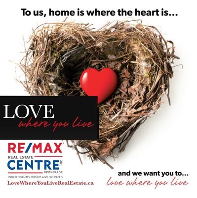 Realtor Real Estate love where you live plus home is where the heart is RE/MAX realtor nest Live