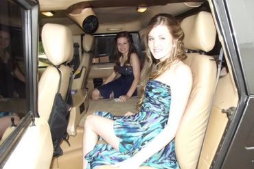 Two people inside a car