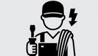 electrician arrives to install