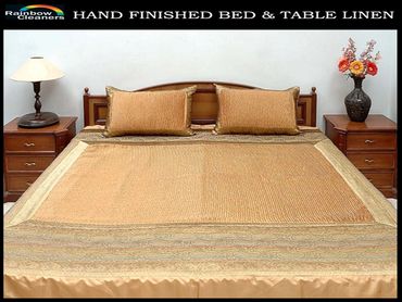 Hand Finished Bed & Table Linens