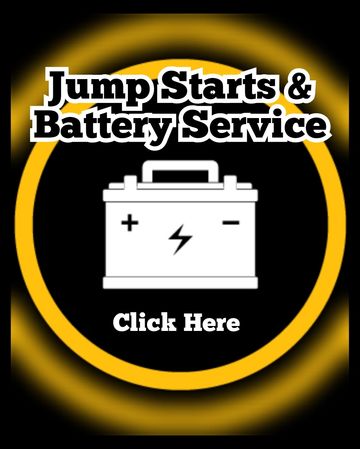 Battery and jump Start Service logo. Gulf Coast Roadside Assistance. My Roadside Angel. 