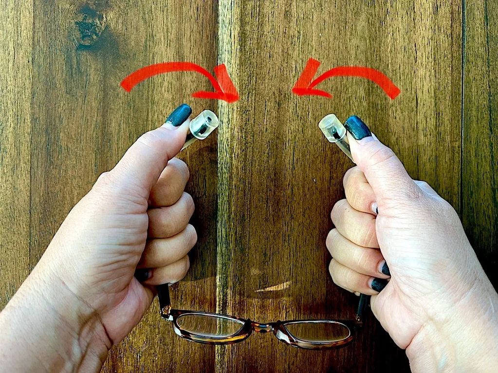 adjusting tips eyeglasses neck holders