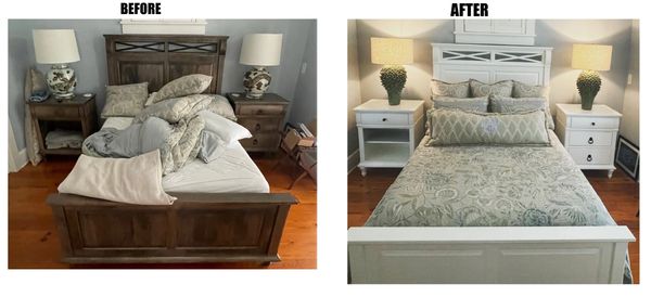 Painted bed