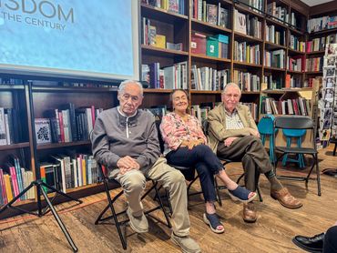 Charles Block, Lilia Vega Cadena and Jose S. Basagoitia from Wisdom of the Century coffee table book