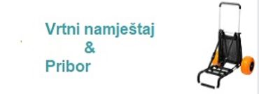 Garden trolley with wheels for outdoor use.