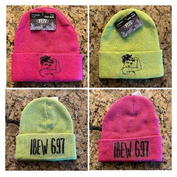 Rosie Beanie
Customized back with name or local number
Rugged wear beanie
One size fits all