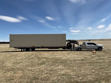 Providing Shipping Container delivery throughout western South Dakota including Spearfish and Lead