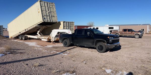 We deliver Shipping Containers in the Rapid City area from our storage yard in New Underwood