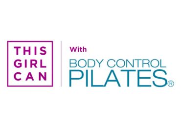 This Girl Can with Body Control Pilates logo.