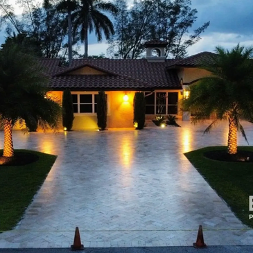 Beautiful paver sealing job completed.