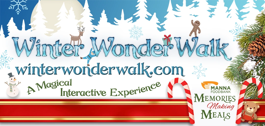Winter Wonderland with A Playground Web Banner