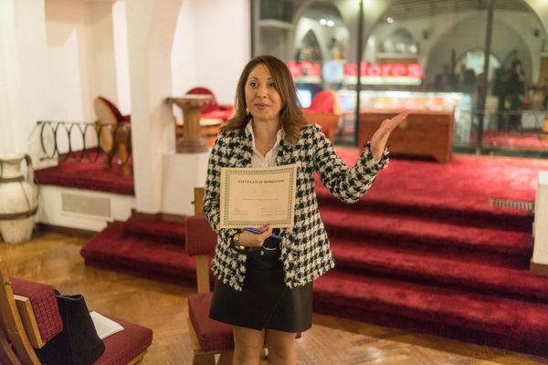 Event in New York, where Nadia was the keynote speaker