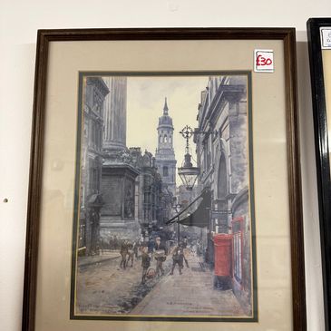 The Monument and St. Magnus Church by Henry Edward Tidmarsh £30
