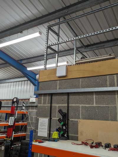 Antenna in a factory