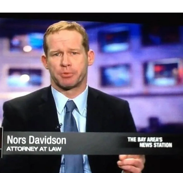 San Jose DUI lawyer Nors Davidson as a guest on KRON 4 news.