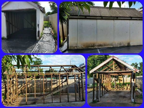 Asbestos Removal from backyard shed