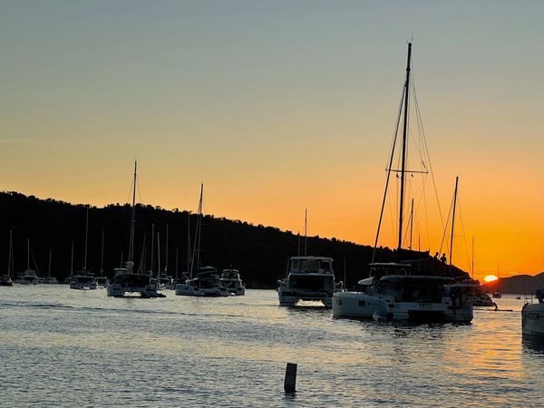 Sunset in Great Harbour, Jost Van Dyke, British Virgin Islands