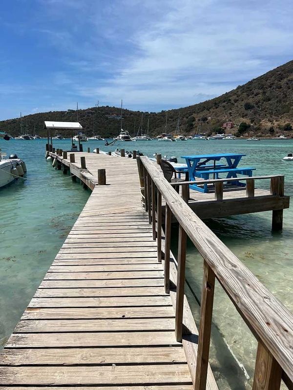 Dock at Foxy's, Great Harbor, BVI