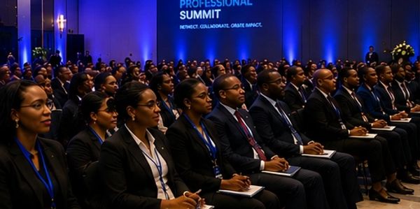 Professionals attentively listening at the Nigerian Professional Summit.