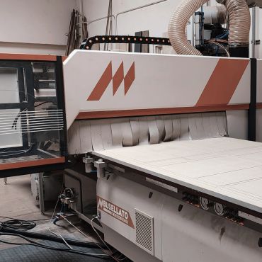CNC machine used for precision cutting and machining of kitchens, cabinets, office furniture, closet