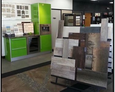 Reno, Nevada area showroom with porcelain tiles displayed for sale. 