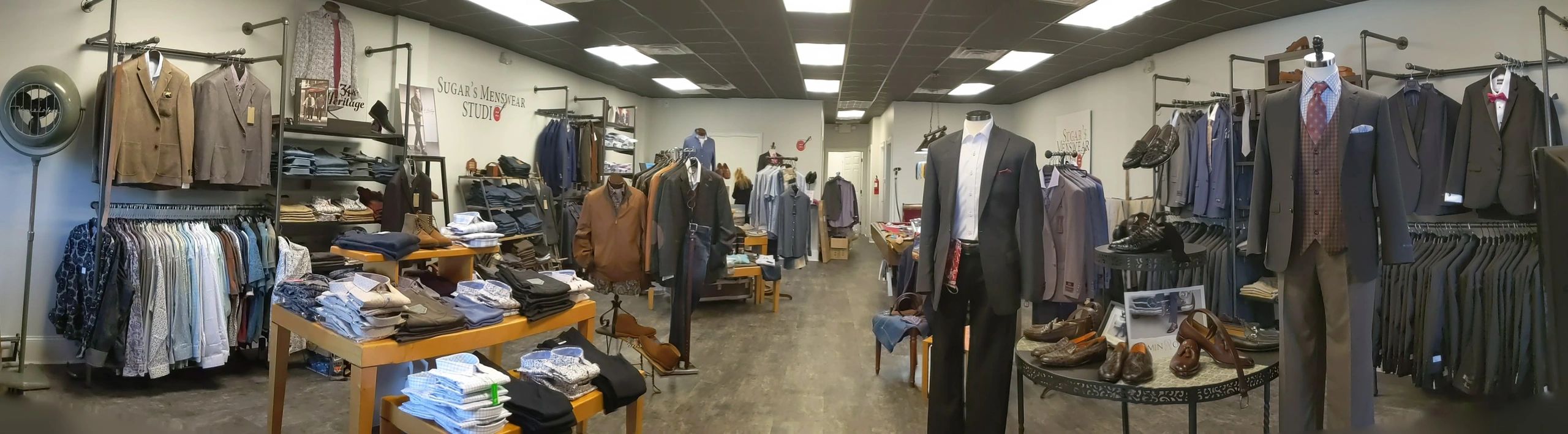 Men's clothing store. Alan Payne. Ballin. Gitman Bros. Raffi. Saxx. 34 Heritage. Tuxedo Rental.