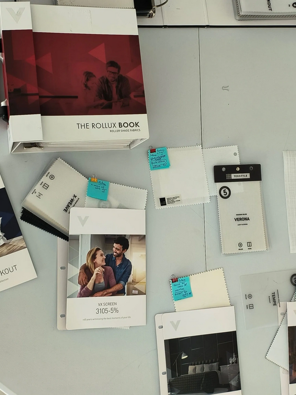 Custom roller shade fabric samples for replacement service in New York City and save up to 70%