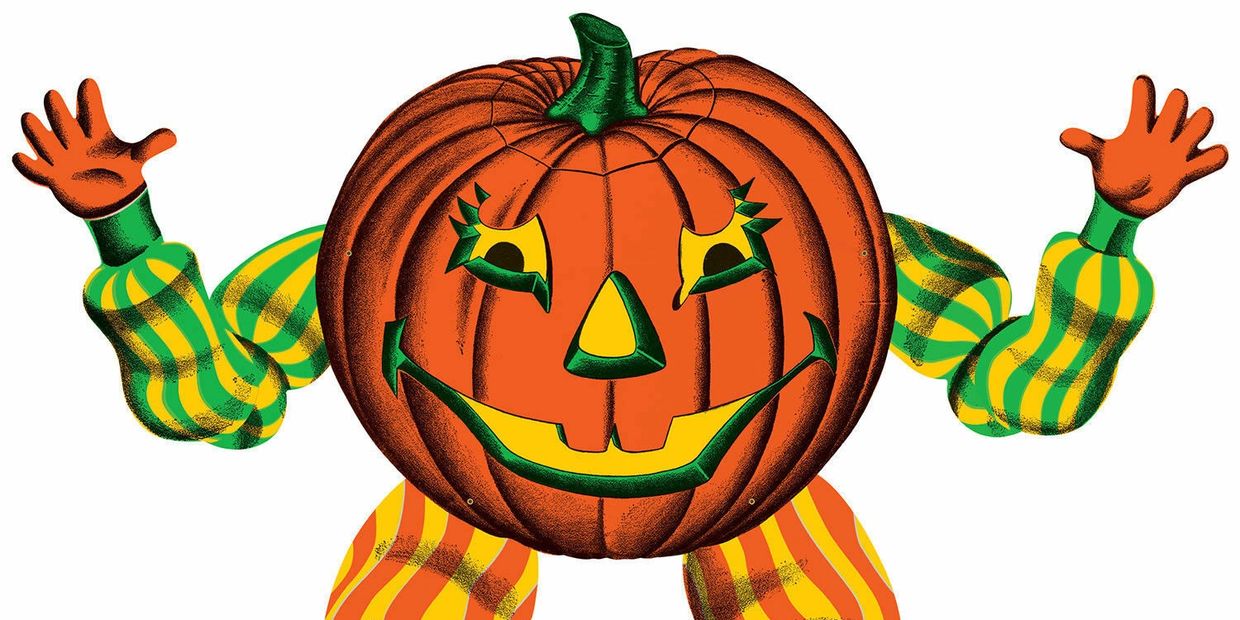 Beistle Jack-O'-Lantern Pumpkin Decoration for Halloween