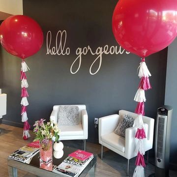 Big balloons with tassels for events and parties in 77373, 77381, 77064, 77429, 77396, 77002, 77018
