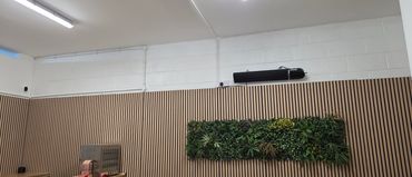 A new WiFi enabled heater installed at a small comercial property in South Lanarkshire