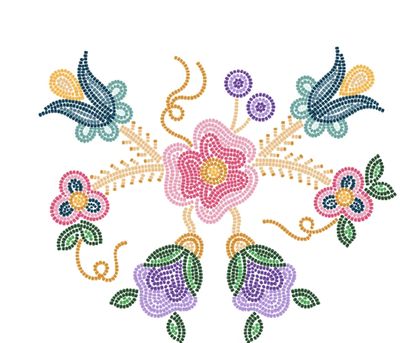 Metis artwork by Prairie Owl Beads
