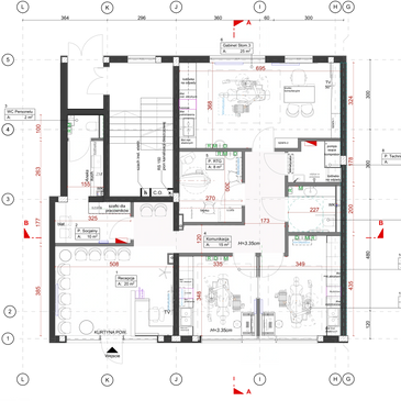 projekt techniczny wnętrz gabinetu stomatologicznego