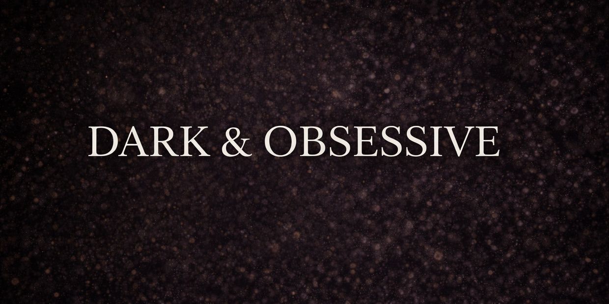 Dark and Obsessive psychological thriller genre banner exploring obsession and slow-burn suspense