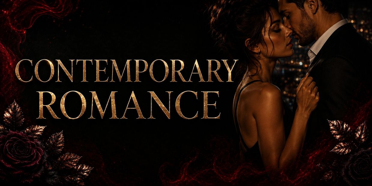 Contemporary romance banner for Ajay Howarth, featuring emotionally intense romance, real love, heat