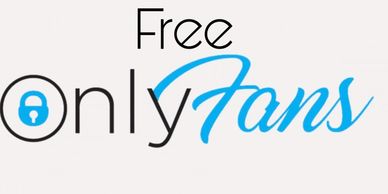 Logo displaying the text 'Free OnlyFans' with a lock icon inside the letter 'O'.