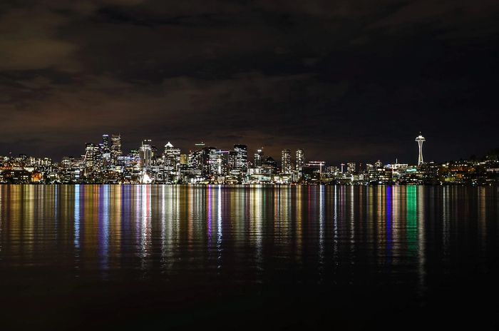 Seattle skyline from Gasworks Park