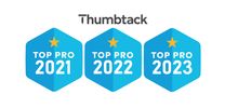 Thumbtack Platinum rated top pros THREE YEARS IN A ROW!