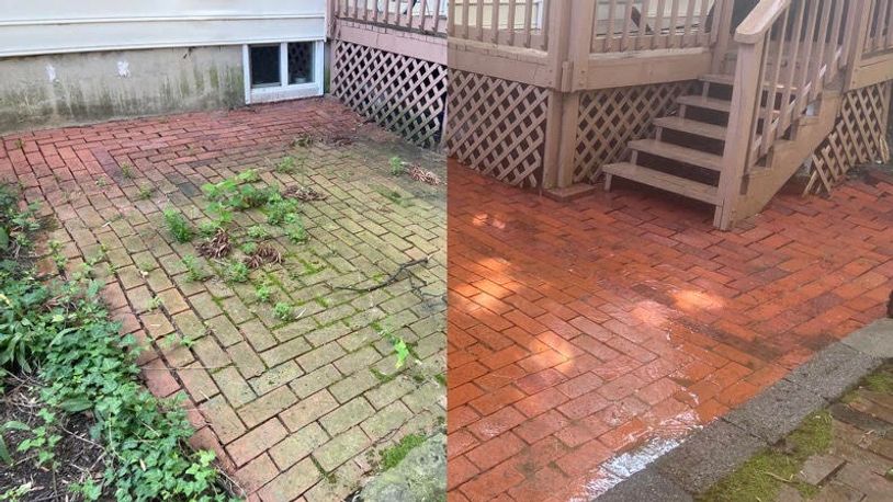 brick cleaning sanding sealing stain removal pressure washing Bowie MD Laurel Greenbelt Potomac