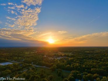 Beautiful sunset in Bryan, TX