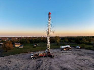 Inspecting a drill rig in Bryan, TX