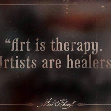 “Art is therapy, Artists are healers”