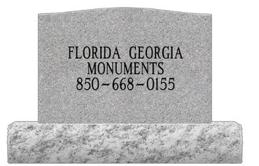 36in Gray Granite Monument Headstone Gravestone