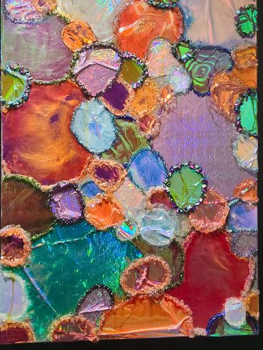 Chihuly Vibes resin/mixed media
38 x 24.5 Personal collection
Item not for sale