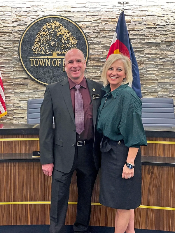 After being sworn in to my first term in 2024.