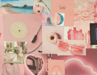 Mood board for teen girl