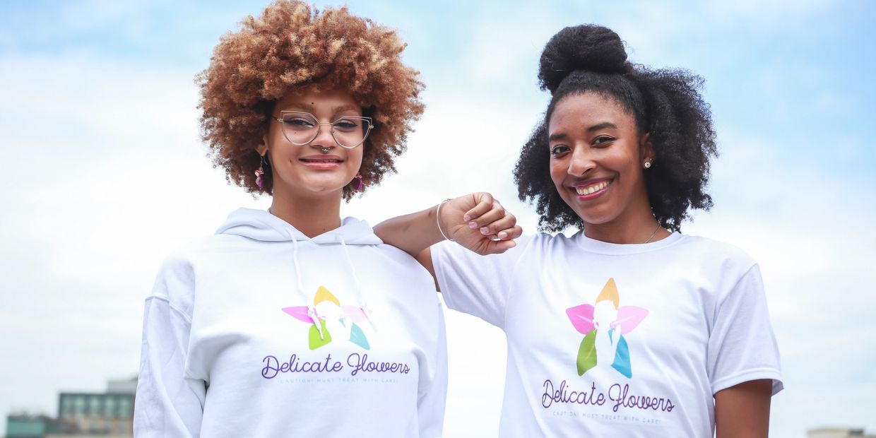 Vanity Dawson with a Delicate Flower Inc mentee