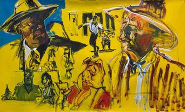 "Noah Cross" 40x60 inches, acrylic on canvas.