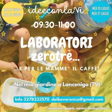 locandina evento laboratori zerotre estivo